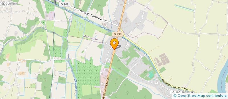 localisation de l'entreprise SP-MVGA  FOURQUES-SUR-GARONNE