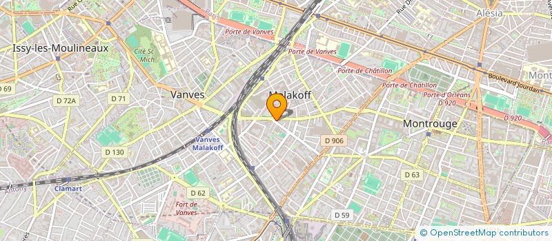 localisation de l'entreprise SP NETWORK à MALAKOFF