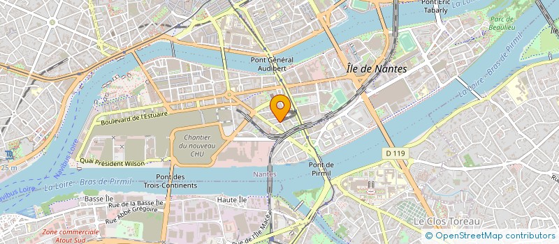localisation de l'entreprise SP ORGANISATION à NANTES
