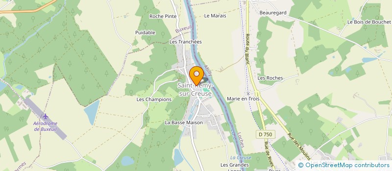 localisation de l'entreprise SP PAYSAGE PRO SERVICES  SAINT-REMY-SUR-CREUSE