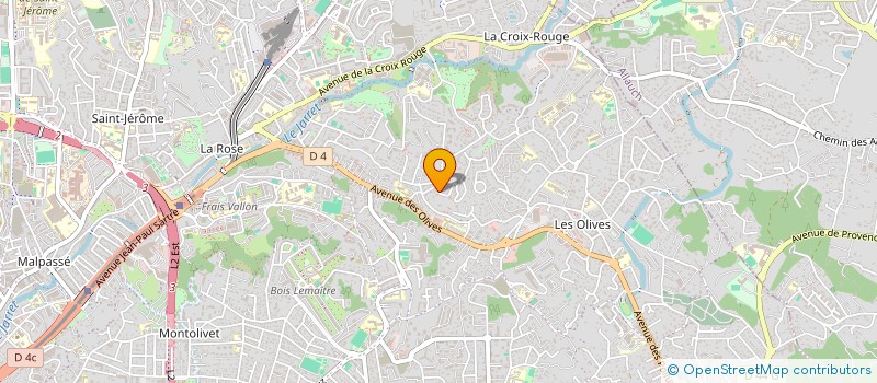 localisation de l'entreprise SP PEYPIN à MARSEILLE