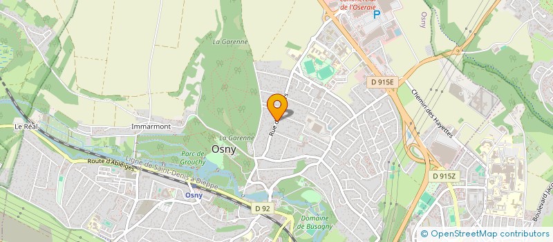 localisation de l'entreprise SP PLOMBERIE  OSNY