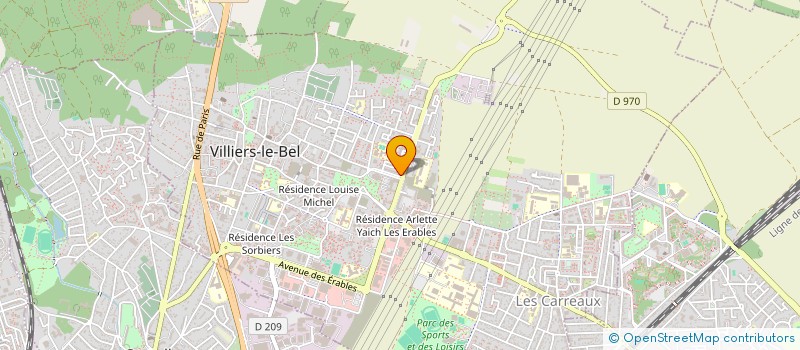 localisation de l'entreprise SP PRIME  VILLIERS-LE-BEL