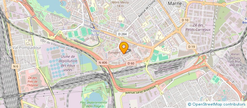 localisation de l'entreprise SP PROTECT (SECURITE PRIVEE PROTECTION) à CRETEIL