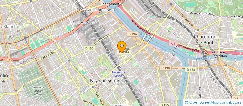 localisation de l'entreprise SP@RE à IVRY-SUR-SEINE