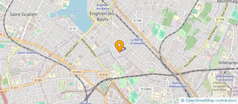 localisation de l'entreprise SP RENOVATION à ENGHIEN-LES-BAINS