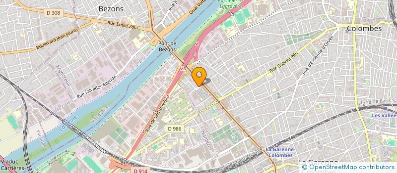 localisation de l'entreprise SP RENOVATIONS  COLOMBES