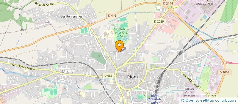 localisation de l'entreprise SP SAFETY CONSULTING  RIOM