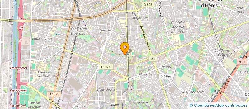 localisation de l'entreprise SP SARL  GRENOBLE