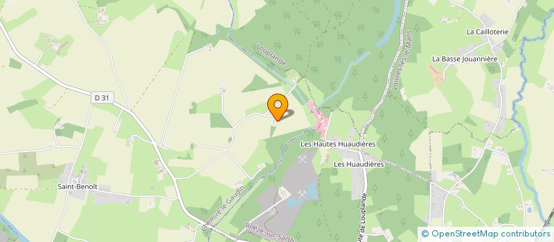 localisation de l'entreprise SP SARTHE  CHEMIRE-LE-GAUDIN