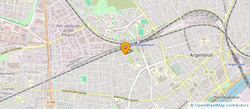 localisation de l'entreprise SP SECURITE  ARGENTEUIL