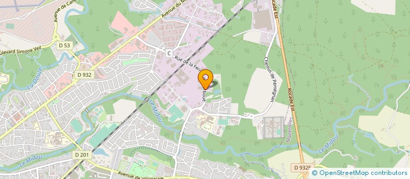 localisation de l'entreprise SP SERVICES  MONT-DE-MARSAN