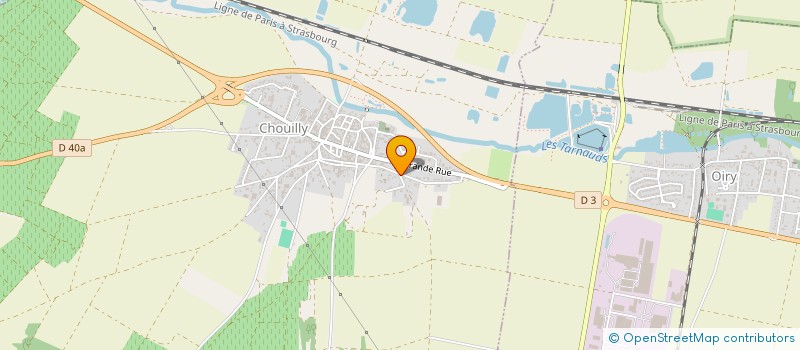 localisation de l'entreprise SP SERVICES  CHOUILLY