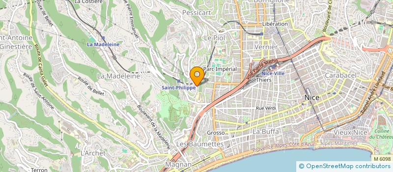 localisation de l'entreprise SP SERVICES à NICE