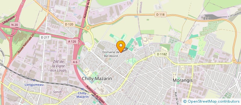 localisation de l'entreprise SP SERVICES à CHILLY-MAZARIN