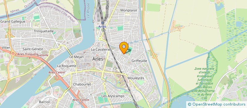 localisation de l'entreprise SP TAXI à ARLES