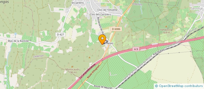 localisation de l'entreprise SP TECH  LEDENON