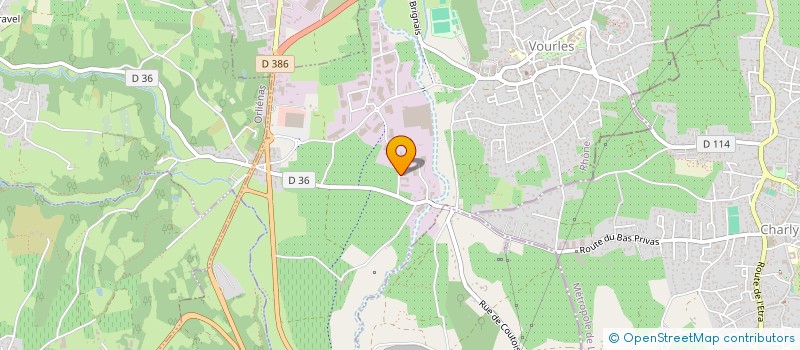 localisation de l'entreprise SP TECHNIC SARL à VOURLES