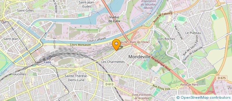 localisation de l'entreprise SP TRAITEUR  MONDEVILLE