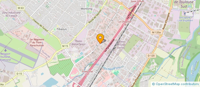 localisation de l'entreprise SP VILLENEUVE ET CIE  TOULOUSE