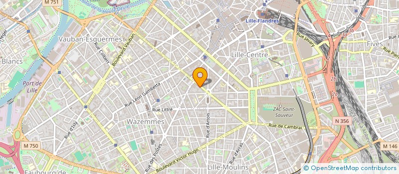 localisation de l'entreprise SP2  LIEVIN