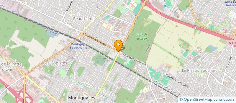 localisation de l'entreprise SP2 NET  BEAUCHAMP