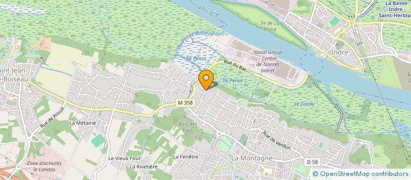 localisation de l'entreprise SP2E  LA MONTAGNE