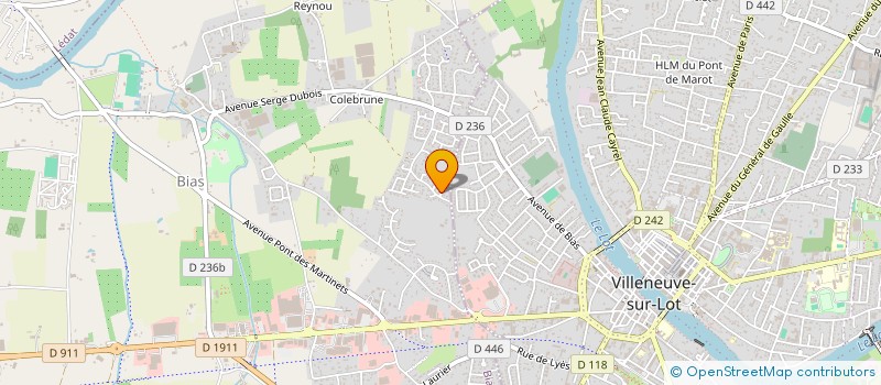 localisation de l'entreprise SP2I  BIAS