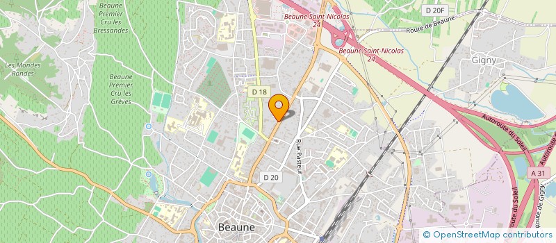 localisation de l'entreprise SP2K à BEAUNE