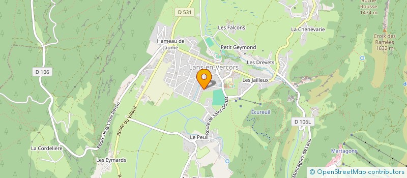 localisation de l'entreprise SP2L  LANS-EN-VERCORS