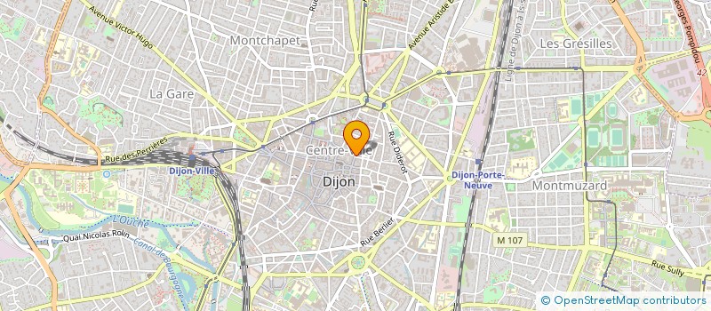 localisation de l'entreprise SP2M  DIJON