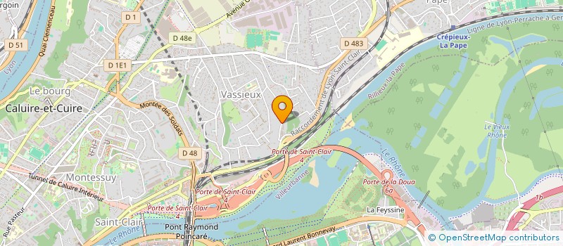 localisation de l'entreprise SP2M à CALUIRE-ET-CUIRE