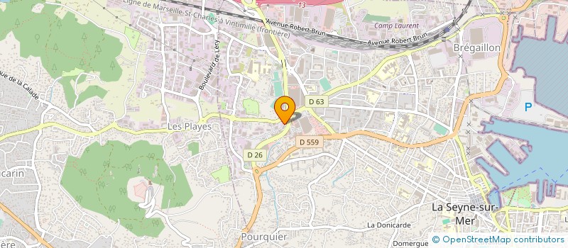 localisation de l'entreprise SP2S à LA SEYNE-SUR-MER
