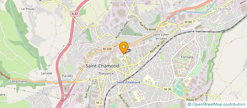 localisation de l'entreprise SP2SE à SAINT-CHAMOND