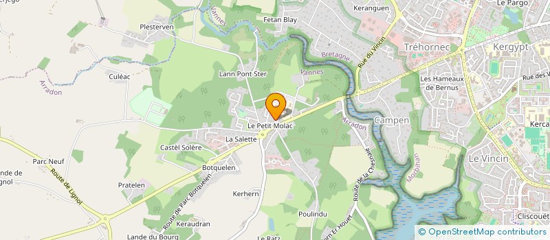 localisation de l'entreprise SP2SOUND  ARRADON