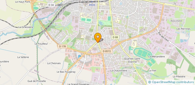 localisation de l'entreprise SP2V  VITRE