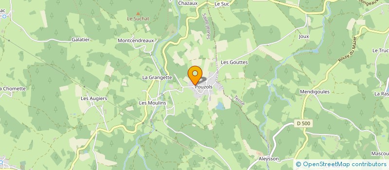 localisation de l'entreprise SP3A  SAINT-JEURES