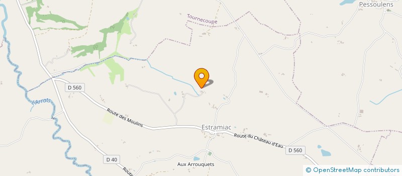 localisation de l'entreprise SP919  SAINT-CLAR