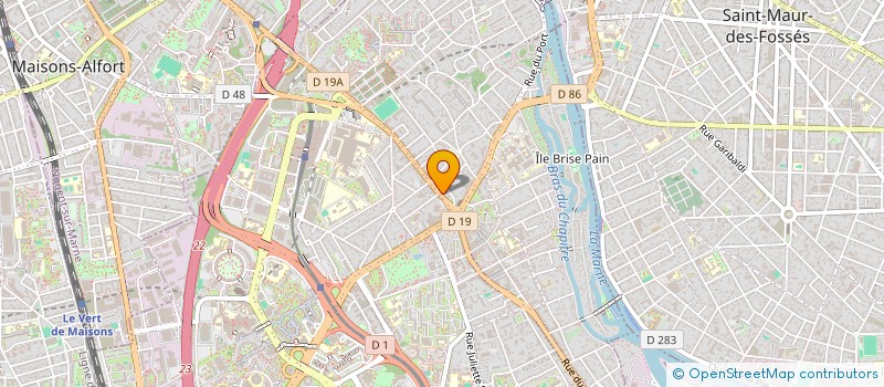 localisation de l'entreprise SPA à CRETEIL