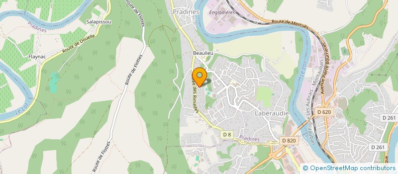 localisation de l'entreprise SPA A FLEUR DE PEAU à PRADINES