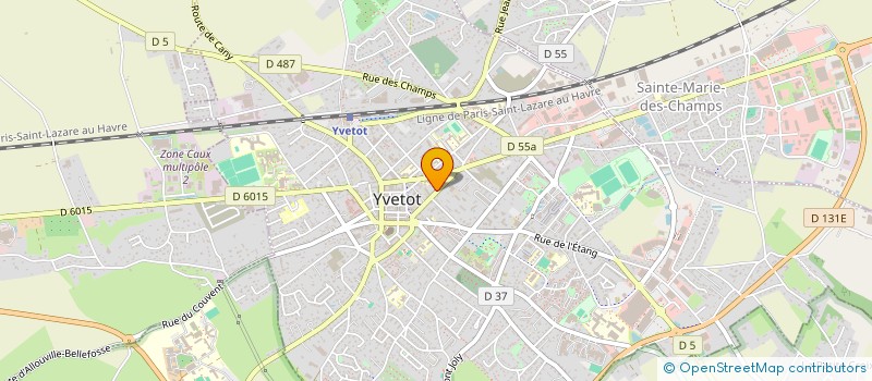 localisation de l'entreprise SPA AMARA à YVETOT