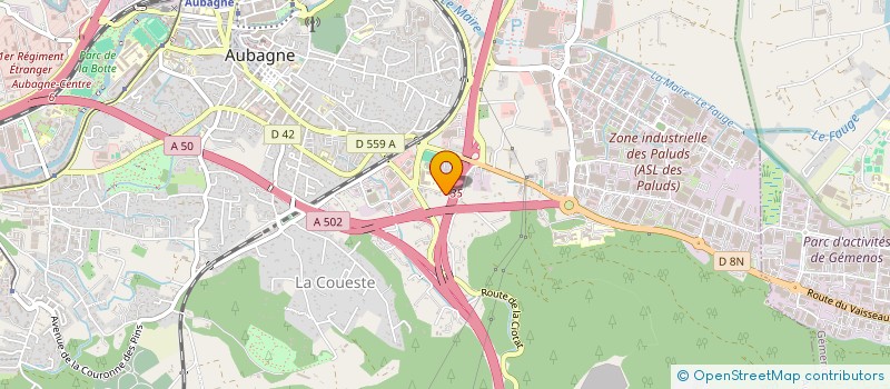 localisation de l'entreprise SPA AUBAGNE  AUBAGNE