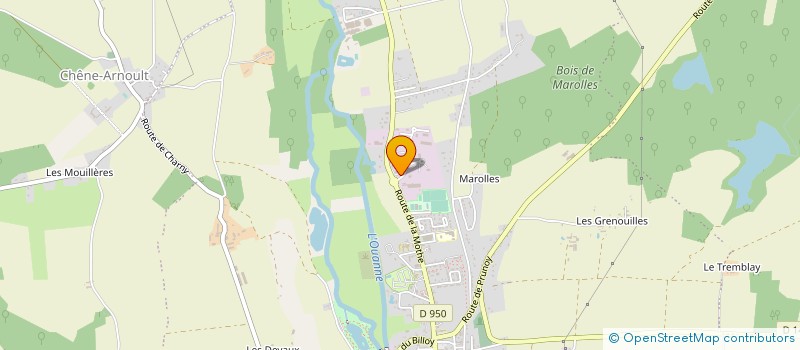 localisation de l'entreprise SPA BOURGEOIS  CHARNY OREE DE PUISAYE