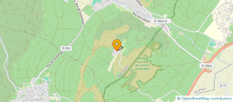 localisation de l'entreprise SPA DE LA COLLINE  WESTHALTEN