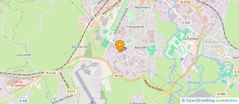 localisation de l'entreprise SPA DU CANTAL LES AMIS DES BETES à AURILLAC