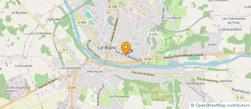 localisation de l'entreprise SPA EN BRENNE à LE BLANC