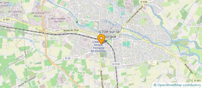 localisation de l'entreprise SPA ET INGENIERIE  L'ISLE-SUR-LA-SORGUE