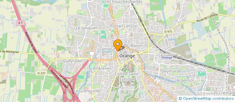 localisation de l'entreprise SPA EVASION DE SOI à ORANGE