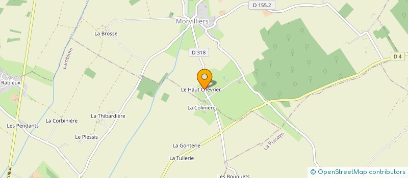 localisation de l'entreprise SPA GALLERY à MORVILLIERS