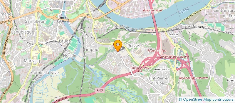 localisation de l'entreprise SPA HAIR ET SENS à SAINT-PIERRE-D'IRUBE